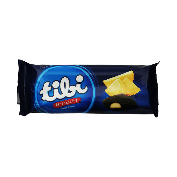 Zartbitterschokolade mit Ananascreme gefüllt TIBI 100g