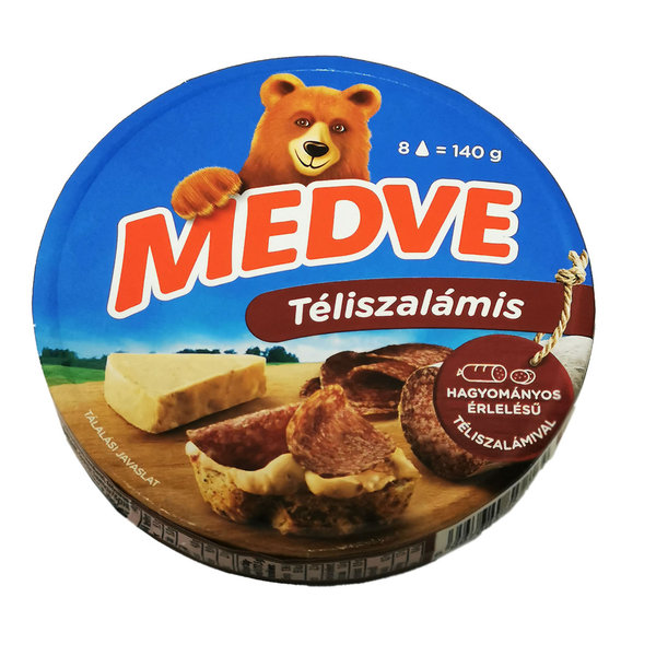 Schmelzkäse mit Salami MEDVE 200g